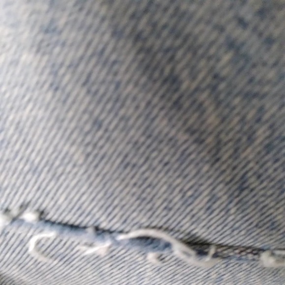 We The Free Denim Jeans Raw Frayed Hem Distressed Size 29 - Picture 4 of 12